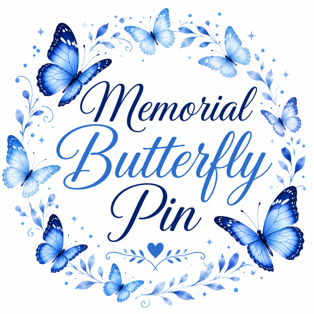 Memorial Butterfly Pin