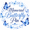 Memorial Butterfly Pin