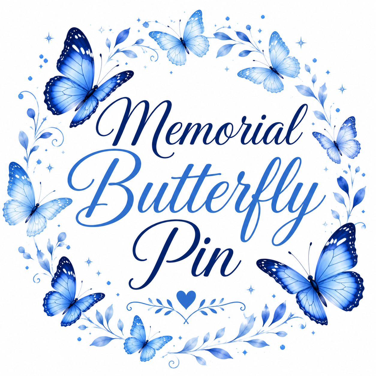 Memorial Butterfly Pin