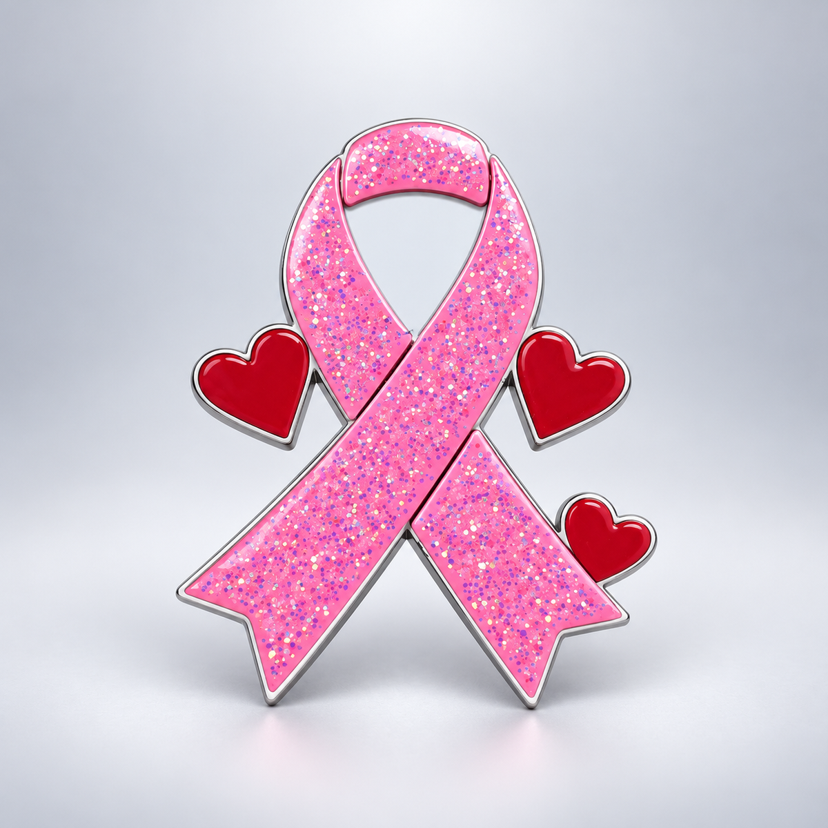 Breast Cancer Awareness 3D Printed Pins – Choose Your Design