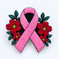 Breast Cancer Awareness 3D Printed Pins – Choose Your Design
