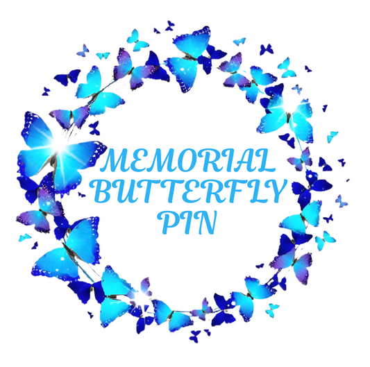 Memorial Butterfly Pin